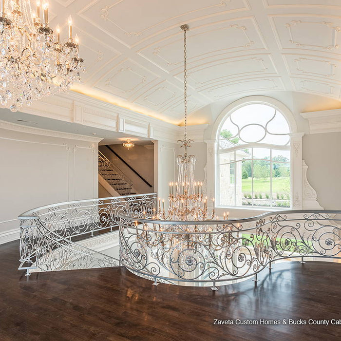 Delicately Decorating a Grand Ceiling