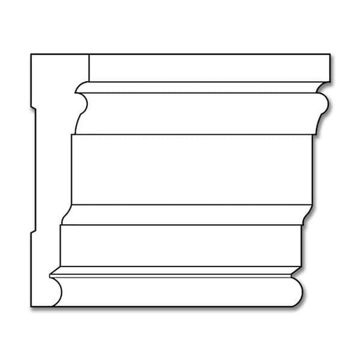 Traditional Casing, 4 1/2''w x 1 1/16''d Casings, Headers & Caps White River Hardwoods