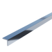 Metallic Trim Aluminum L-Channel, 72'' L x 1/2'' W Metal Insert White River Hardwoods Chrome