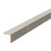 Metallic Trim Aluminum L-Channel, 72'' L x 1/2'' W Metal Insert White River Hardwoods Satin Stainless