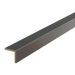 Metallic Trim Aluminum L-Channel, 72'' L x 1/2'' W Metal Insert White River Hardwoods Titanium