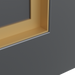 Metallic Trim Aluminum L-Channel, 72'' L x 1/2'' W Metal Insert White River Hardwoods