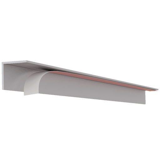 7/8" Designer DripEdge® Metal Insert White River Hardwoods Brushed Aluminum 23-1/2" L