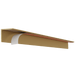 7/8" Designer DripEdge® Metal Insert White River Hardwoods Satin Brass 23-1/2" L