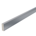 Metallic Trim Aluminum Bar, 72'' L x 3/4" W x 1/4'' T Metal Insert White River Hardwoods Brushed Aluminum