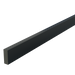 Metallic Trim Aluminum Bar, 72'' L x 3/4" W x 1/4'' T Metal Insert White River Hardwoods Flat Black
