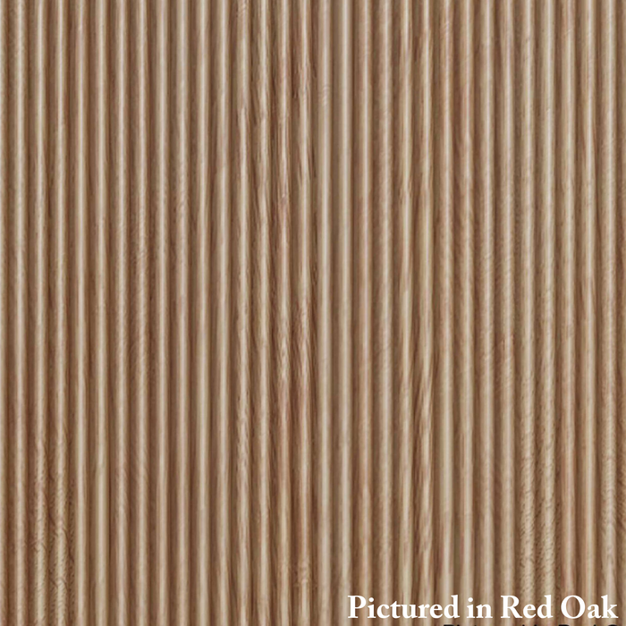 3/16″ Double Bead Tambour – Thick Tambour White River Hardwoods 12"W x 48"L Red Oak 