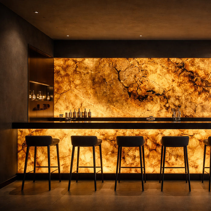 Falling Leaves - Flexible Slate Stone Veneer - Translucent Stone Veneer White River Hardwoods