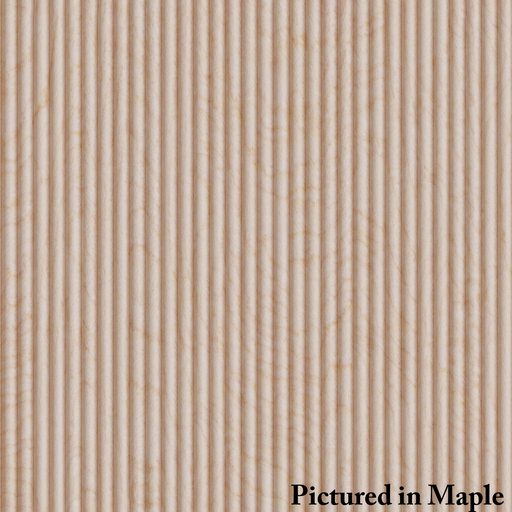 9/32″ Double Bead Flexible Tambour - Thin Tambour White River Hardwoods 12"W x 48"L Hard Maple 