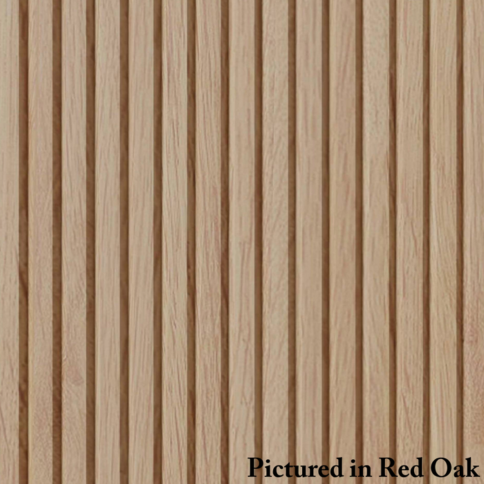 3/4″ Bevel Slat Tambour  – Thick Tambour White River Hardwoods 12"W x 48"L Red Oak 
