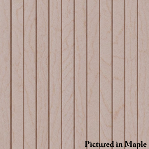 1″ Bevel Slat Tambour – Thin Tambour White River Hardwoods 12"W x 48"L Hard Maple 