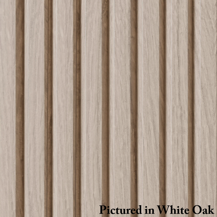 1-1/2″ Bevel Slat Tambour - Thick Tambour White River Hardwoods 12"W x 48"L White Oak 