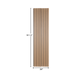 Natural White Oak – Varnished Acoustic Panel – 1" Slat Width – 24" × 94-1/2" – Sold 1 per Carton Acoustic Slat Panel White River Hardwoods