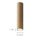 MDF Radius Corners, Econo Qtr Rnd (accepts 3/4" plywood), 2" Radius, 2 13/16"W x 1-1/8"D x 97"L Cabinetry Corners White River Hardwoods MDF
