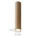 MDF Radius Corners, L Corner (accepts 3/4" plywood), 2" Radius, 2 13/16"W x 1 3/8"D x 97"L Cabinetry Corners White River Hardwoods MDF