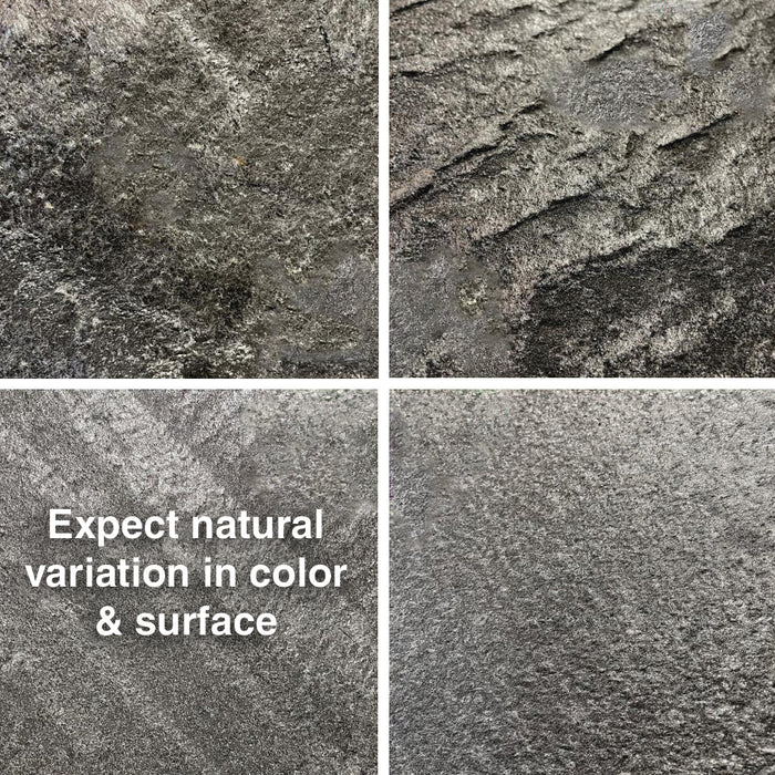 Galaxy Black - Flexible Mica Stone Veneer - Opaque Stone Veneer White River Hardwoods