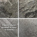 Galaxy Black - Flexible Mica Stone Veneer - Opaque Stone Veneer White River Hardwoods