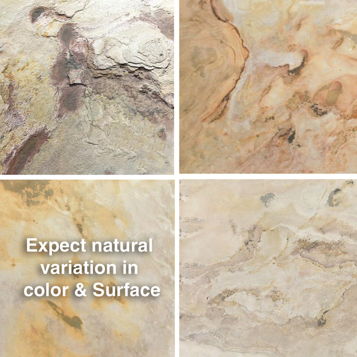 Falling Leaves - Flexible Slate Stone Veneer - Opaque Stone Veneer White River Hardwoods