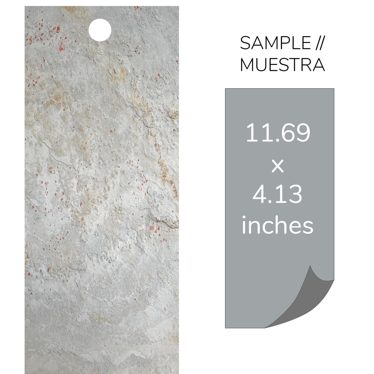 Blanco, Natural Slate Veneer - Sample Sheet (11