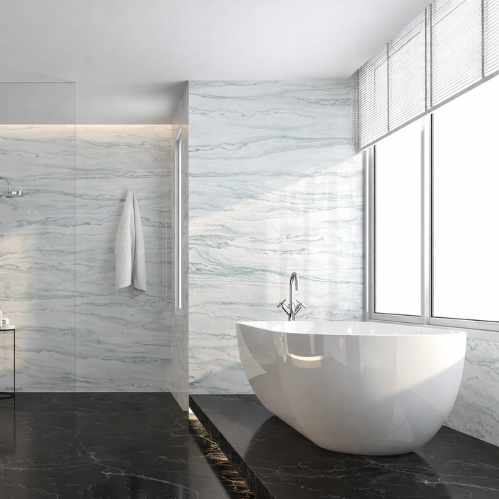 Artic White - Flexible Marble Stone Veneer - Opaque Stone Veneer White River Hardwoods