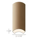 MDF Radius Corners, 4 Econo Qtr Rnd (accepts 5/8" plywood), 4" Radius, 5 11/16"W x 1 5/8"D x 97"L Cabinetry Corners White River Hardwoods MDF