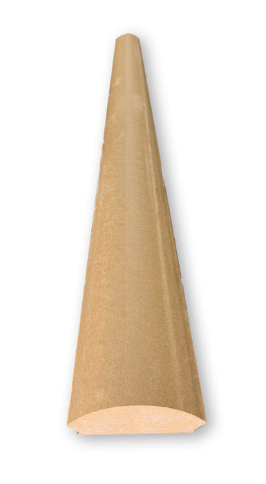 MDF Radius Corners, L Corner (accepts 3/4" plywood), 4" Radius, 5 11/16"W x 1 7/8"D x 97"L Cabinetry Corners White River Hardwoods