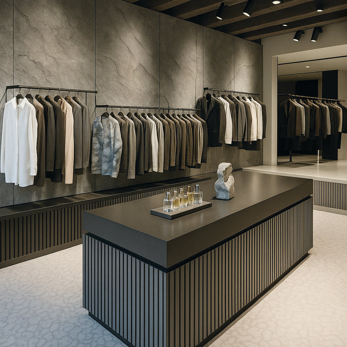 Silver Grey - Flexible Mica Slate Stone Veneer - Opaque Stone Veneer White River Hardwoods