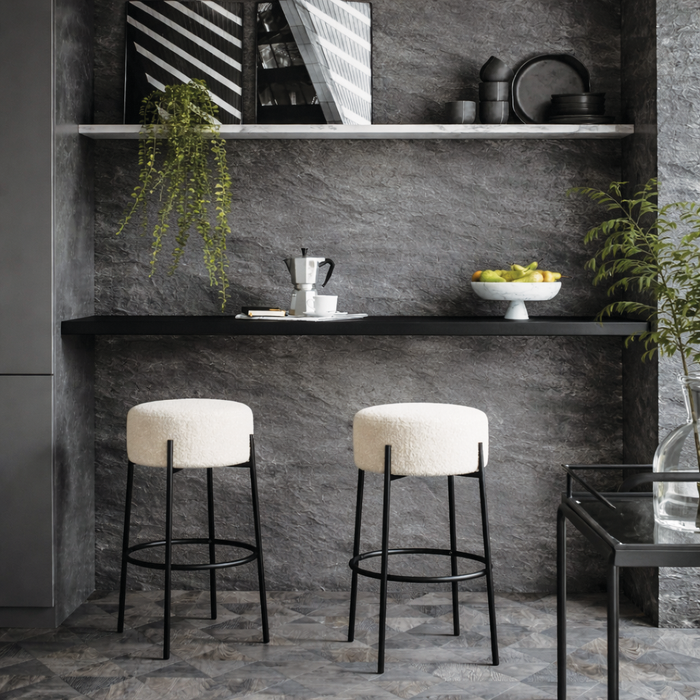 Nero - Flexible Slate Stone Veneer - Opaque Stone Veneer White River Hardwoods