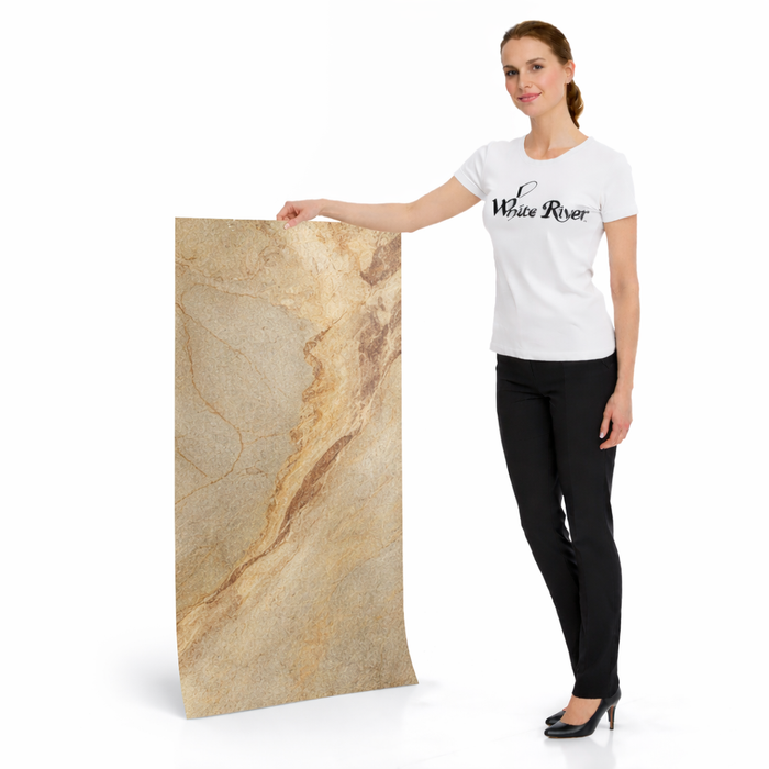 Falling Leaves - Flexible Slate Stone Veneer - Opaque Stone Veneer White River Hardwoods 24" w x 48"l