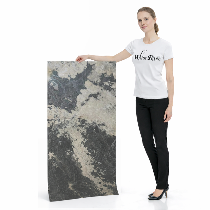 Rustique-Flexible Slate Stone Veneer - Opaque Stone Veneer White River Hardwoods 24" w x 48"l