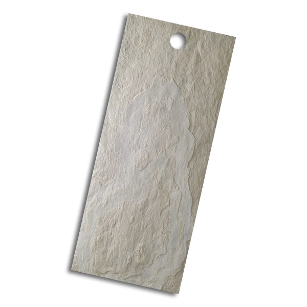 Tan - Flexible Natural Slate Veneer - Opaque Stone Veneer White River Hardwoods 4"w x 11"l - Sample Size
