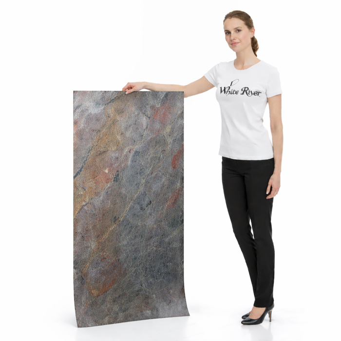 Burning Forest - Flexible Mica Stone Veneer - Opaque Stone Veneer White River Hardwoods 24" w x 48"l