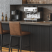 Matte Black Oak – Varnished Acoustic Panel – 1-1/2" Slat Width – 12-1/2" × 94-1/2" – Sold 2 per Carton Acoustic Slat Panel White River Hardwoods