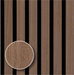 Natural Walnut – Varnished Acoustic Panel – 1-1/2" Slat Width – 12-1/2" × 94-1/2" – Sold 2 per Carton Acoustic Slat Panel White River Hardwoods