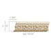 Petite Acanthus Leaf (Repeats 2 7/8, 2 1/2''w x 1 3/4''d, lips 13/16 Backbands White River Hardwoods