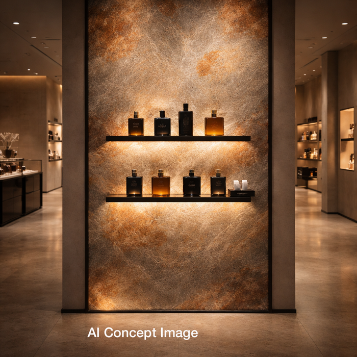 Burning Forest - Flexible Mica Stone Veneer - Translucent Stone Veneer White River Hardwoods