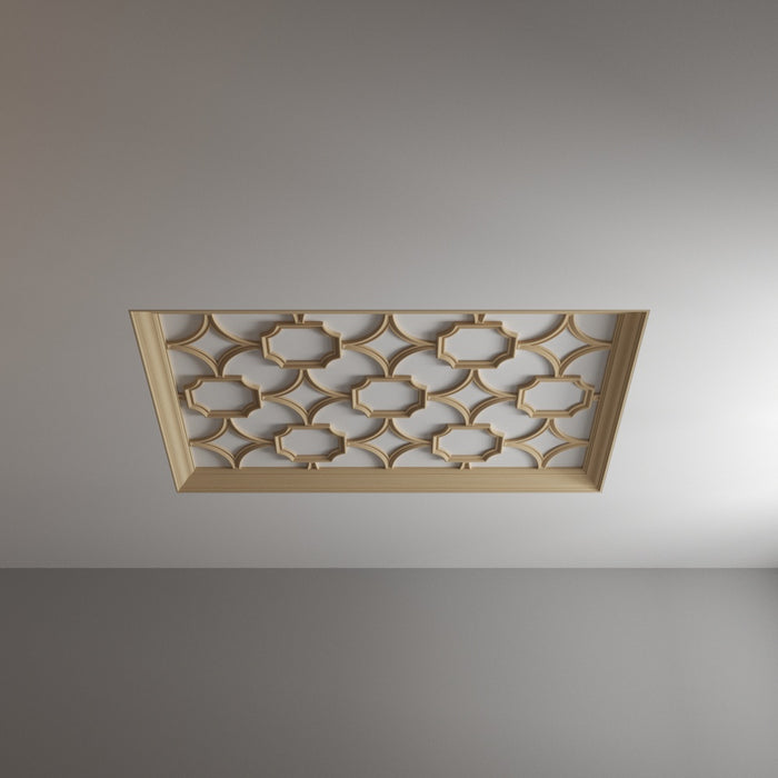 Coved Corner Tracery Panel, 18" x 15" x 1", 1 pair, Resin Tracery Panel White River Hardwoods