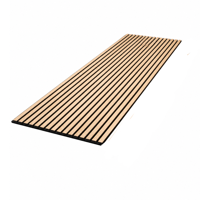 Natural White Oak – Varnished Acoustic Panel – 1" Slat Width – 24" × 94-1/2" – Sold 1 per Carton