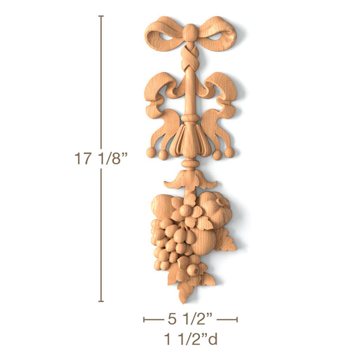 Baroque Corner Pair, 16 1/2"w x 16 1/2"h x 3/4"d Carved Onlays White River Hardwoods   