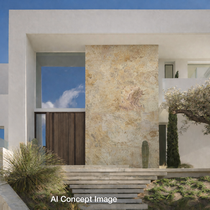 Falling Leaves - Flexible Slate Stone Veneer - Opaque Stone Veneer White River Hardwoods
