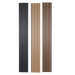 Matte Black Oak Acoustic Panel, Varnished Wood - Harmony Series - Sold 2 Panels Per Carton Acoustic Slat Panel White River Hardwoods