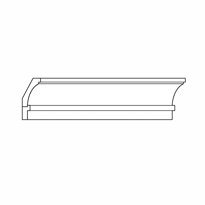 LCD - CO694, PM615, 4"h x 1 3/4"d LCD Crown Mouldings White River Hardwoods