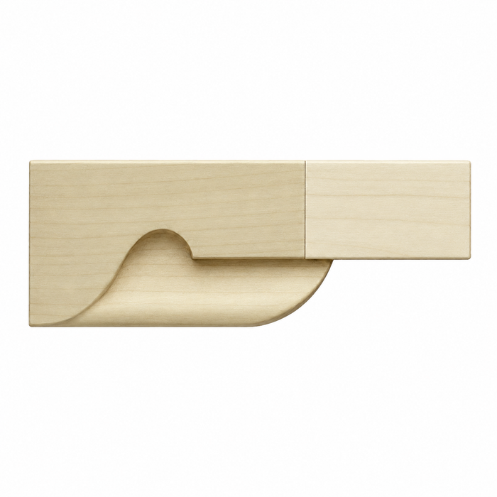 Modillion Block, 2"w x 2 3/4"d x 1 3/4"h Accessories White River Hardwoods Poplar