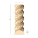 Small Rope Half Round Lineal, 1''w x 1/2''d x 8' length, Resin is priced per 8' length Carved Mouldings White River Hardwoods Maple