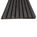 Matte Black Oak Acoustic Panel - Harmony Series Acoustic Slat Panel White River Hardwoods