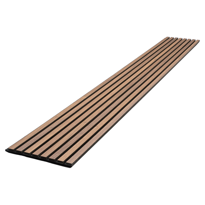 Natural Walnut Acoustic Panel, Varnished Wood - Harmony Series - Sold 2 Panels Per Carton Acoustic Slat Panel White River Hardwoods 1-1/2" Wide Slats
