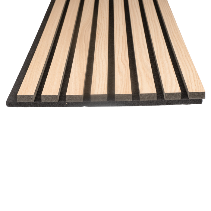 Natural White Oak Acoustic Panel - Harmony Series - Sold 2 Panels Per Carton Acoustic Slat Panel White River Hardwoods   