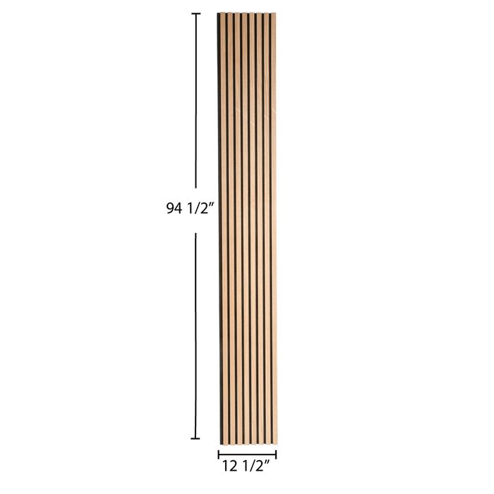 Natural White Oak Acoustic Panel - Harmony Series - Sold 2 Panels Per Carton Acoustic Slat Panel White River Hardwoods   