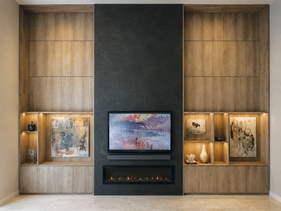 Nero - Flexible Slate Stone Veneer - Opaque Stone Veneer White River Hardwoods