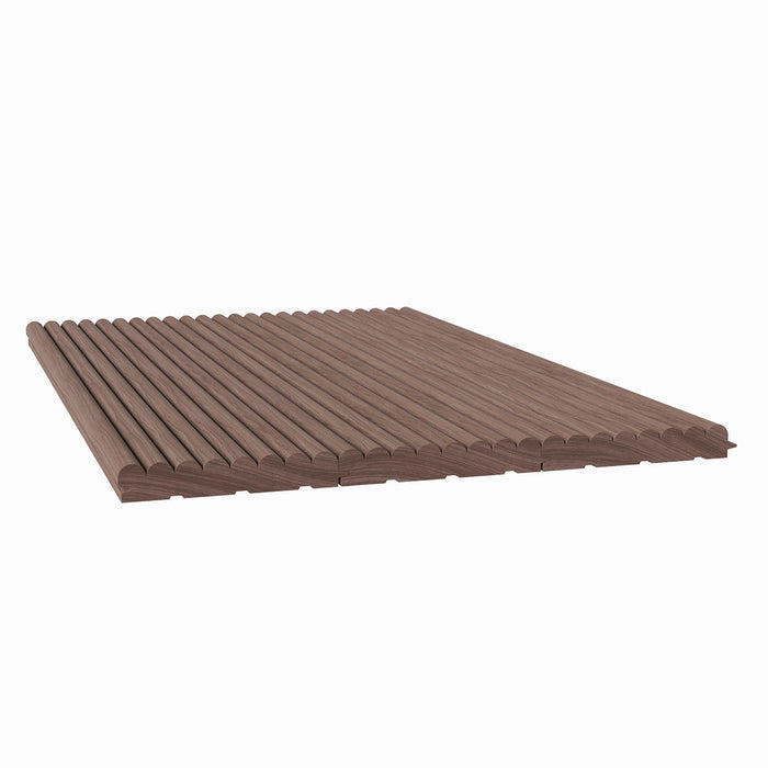 1/2" Bead Solid Wood Tongue and Grove Tambour Panel, 11/16" thick x 4 3/16"width x 112"long Solid Wood Panels White River Hardwoods